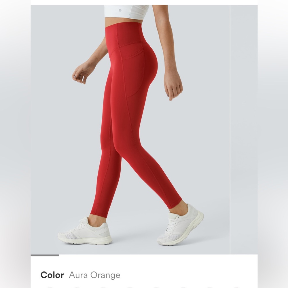 Halara UltraSculpt Leggings- Aura Orange